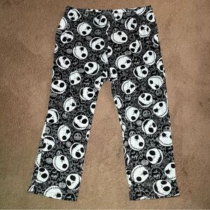 NWOT Women’s plus NBC Jack Skellington print sleep pajama pants 2XL 18W 20W